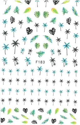 Image de Miss Colour Stickers fins autocollants pour ongles n° F183
