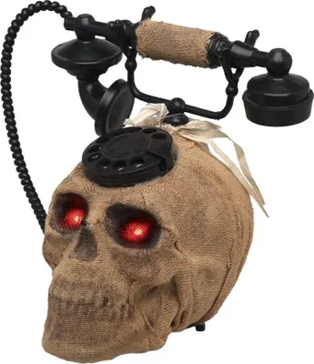 Obrázek produktu pro Halloween dekorace lebka telefon