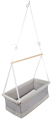Produktbild von roba Hängebettchen 'safe asleep', Liegefläche 90x45cm, Mesh-Stoff, Matratze mit Bezug aus Polyester-Baumwoll-Mix