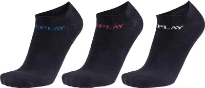 Image de Replay C100628 | In Liner Socks (3 Pair Banderole) 35/38 à 43/46 - Couleur : Noir - Taille : 43/46