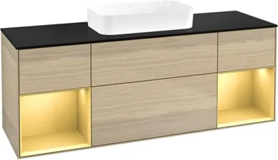 Produktbild von Villeroy & Boch F742HFPC Waschbeckenunterschrank Finion F74