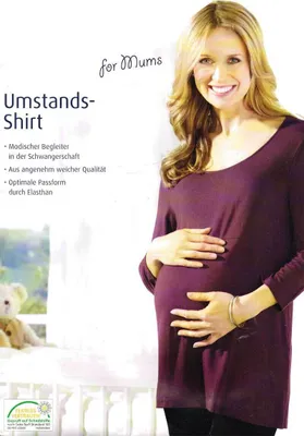 Produktbild von Esmara Umstands-Shirt 73187 Lila L 44/46