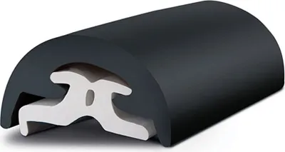 Produktbild von Tessilmare Pvc-radialfender-stütz Wasserschiene Silber 30 mm Silber 30 mm