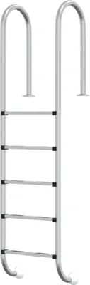 Image de vidaXL Échelle de piscine 54x38x211 cm Acier inoxydable 304