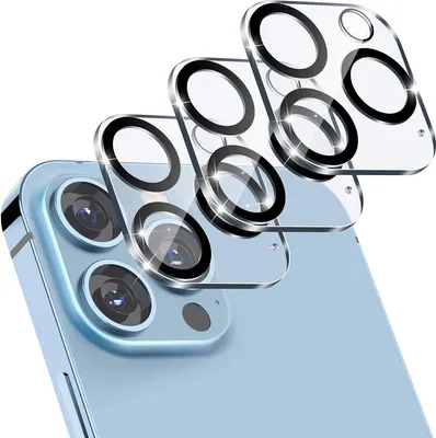 Produktbild von INF iPhone 13 Pro / 13 Pro Max Kameraschutz 3er-Pack gehärtetes Glas