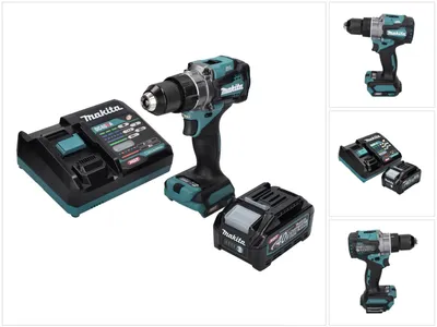 Image de Makita DF 001 GM1 Perceuse-visseuse sans fil 40 V max. 140 Nm XGT Brushless + 1x batterie 4,0 Ah + chargeur