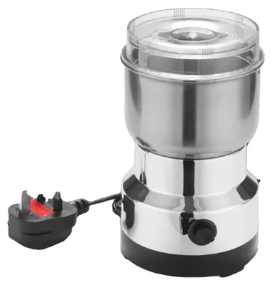 Produktbild von Elektrische Kaffeemühle zum Mahlen von Nüssen, Bohnen und Gewürzen, hochwertige Edelstahlklingen