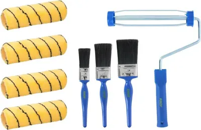 Obrázek produktu pro Sada barev, sada válečků se štětci – 8 kusů