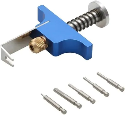 Productafbeelding van Propeller Verwijderaar - Vliegtuig Tool - Drone Onderhoud - Aluminium Legering - 81x55mm - Rood