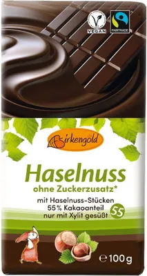 Produktbild von Schokolade - Haselnuss 100g 12er Pack