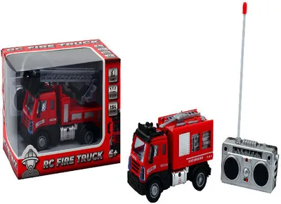 Produktbild von Johntoy RC Fire Truck rot 1:64