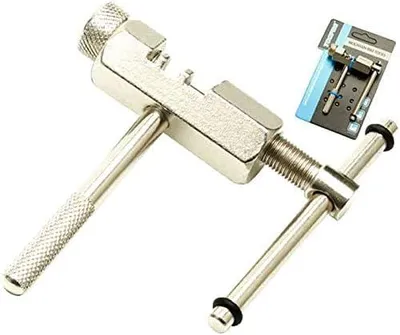 Immagine prodotto di Strumento per la riparazione di catene per bicicletta, con rivettatore in acciaio inossidabile, leggero, adatto per 6/7/8 velocità