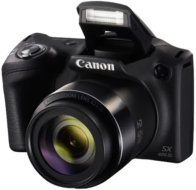 Produktbild von Canon PowerShot SX420 IS, 20 MP, 1/2.3", CCD, 42x, HD, Schwarz