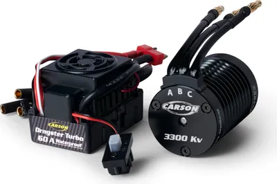 Immagine prodotto di Carson Brushless Set Dragster Turbo 3300 KV 1:10
