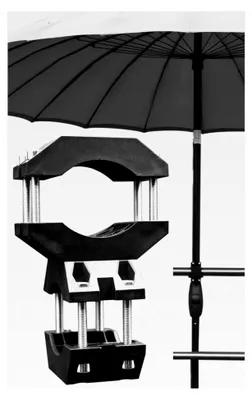 Produktbild von Stabiler Sonnenschirmhalter für Balkon und Geländer