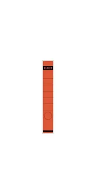 Produktbild von Leitz Rückenschilder für Standard- und Hartpappe-Ordner, Rot, Rechteck, Ring binder, Papier
