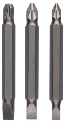 Produktbild von Doppelklingen-Set für Pozidriv-Kreuzschlitz-/Längsschlitzschrauben (PZ,S) 3-tlg.