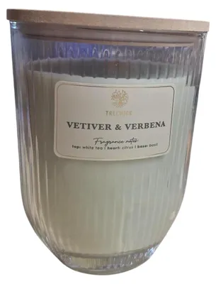 Produktbild von Treewick XL Duftkerze Vetiver & Verbena mit Holzdocht