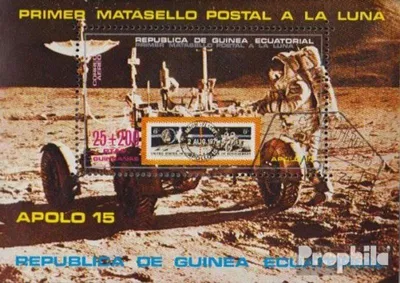 Produktbild von Briefmarken Äquatorialguinea 1972 Mi Block1 (kompl.Ausg.) gestempelt Apollo 15