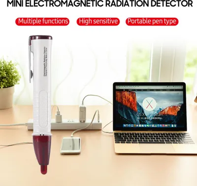 Produktbild von Mini-Detektor für elektromagnetische Strahlung, hochempfindlicher Stift-EMF-Messer, Wellentest, berührungsloser Tester, Felderkennung