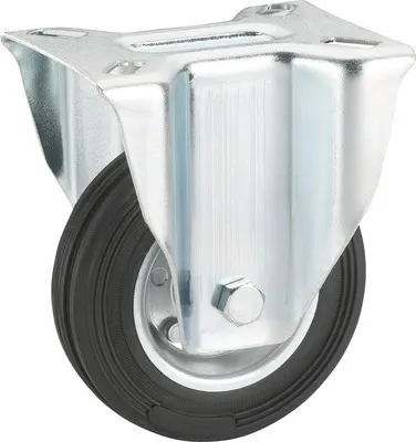 Produktbild von Bockrolle bis 210 kg, 200 x 50 mm, mit Platte