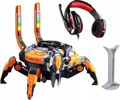 Zdjęcie produktu dla BEZPRZEWODOWY GŁOŚNIK BLUETOOTH MECHCRAB MY301 TWS 10W diody LED