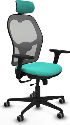 Produktbild von Bürostuhl mit Kopfstütze Jorquera Piqueras y Crespo 3D036G2 türkis
