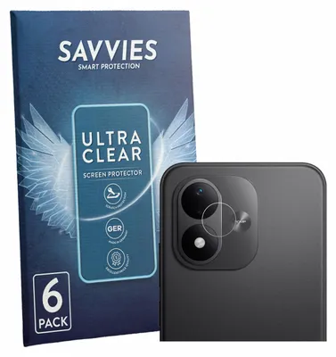 Produktbild von 6x Für Xiaomi Redmi Note 17 (NUR Kameraschutz) Schutzfolie Savvies Displayschutz Display Schutz Folie Klar Transparent
