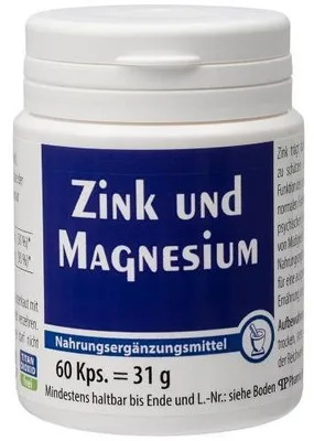 Image de Pharma Peter zinc et magnésium, 60 gélules