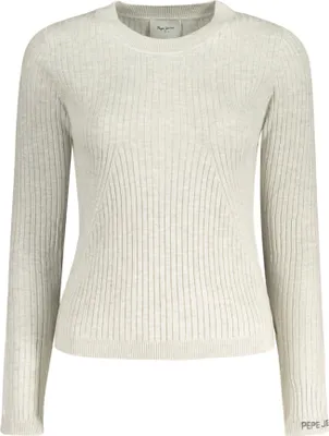Immagine prodotto di Camicia grigia a maniche lunghe da donna con dettagli e ricami a contrasto