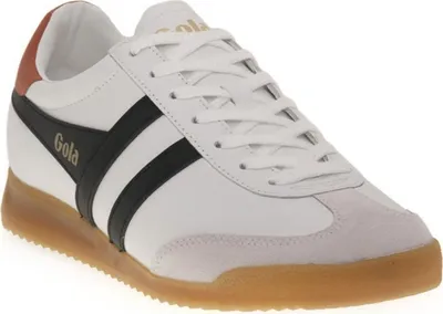 Produktbild von Gola Torpedo Leather - Herren Sneaker - White-Black-M.Orange, Größe:44 EU