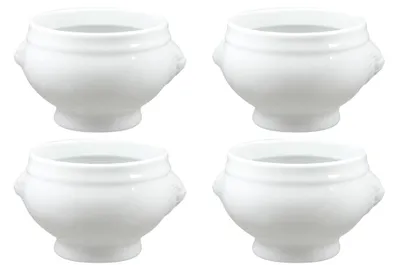 Produktbild von Satz 4 Suppenschalen 55 cl - Löwenkopf - Cosy & Trendy