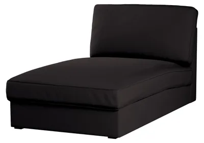 Produktbild von Dekoria Bezug für Kivik Recamiere Sofa, schwarz, Bezug für Kivik Recamiere
