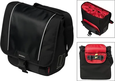 Produktbild von Basil Sport Design, Hinten, Fahrradtasche, Polyester, Schwarz, 18 l, 5 kg