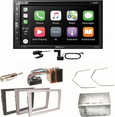 Produktbild von Pioneer AVH-Z5200DAB Android Auto Einbauset für Opel Vectra C Signum Corsa Combo