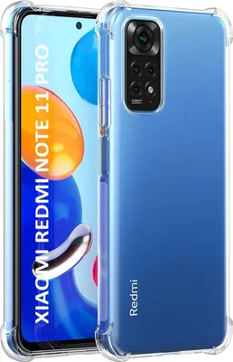 Produktbild von Hülle für Xiaomi Redmi Note 11 Pro / Redmi Note 11 Pro 5G - Stoßfeste Transparent Handyhülle Kratzfest Schutzhülle Ultra Dünn Phonillico®