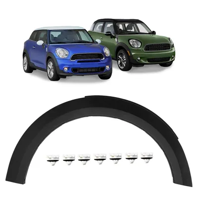 Produktbild von HERSTMOTO Kotflügelverbreiterung Radlaufleiste Rechts OEM 51779800762, passend für MINI Countryman R60/PACEMAN R61 2010-2017, vorne, ABS-Kunststoff