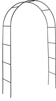 Produktbild von HI Rosenbogen Grün 140 x 38 x 240 cm Stahl