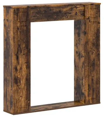 Zdjęcie produktu dla VidaXL Obudowa kominka, imitacja dębu, 100 x 20 x 100 cm, materiał drewnopochodny