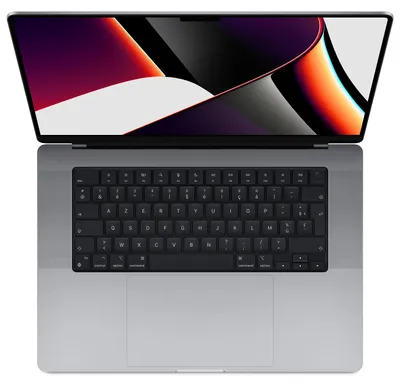 Produktbild von MacBook Pro 16" 2021 M1 Max processor 3.2GHz 10-Core CPU 32-Core GPU 64GB 1TB Space Gray - Qwertz (DE)