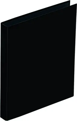 Produktbild von Ringbuch A4 20mm 2 Ringe schwarz Packung mit 12 Stück