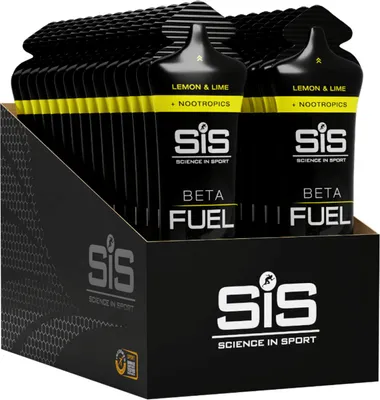 Produktbild von SIS Beta Fuel Gel + Nootropics (30x60ml) Lemon & Lime - Energie & Ausdauer - Energie-Gel