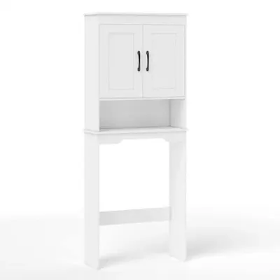 Image de Armoire de rangement au-dessus des toilettes, avec 2 portes