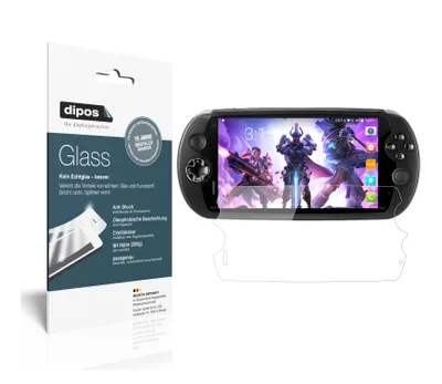 Produktbild von 2x Schutzfolie für MOQI i7s - Anti-Shock 9H Folie dipos Glass Kunststoffglas