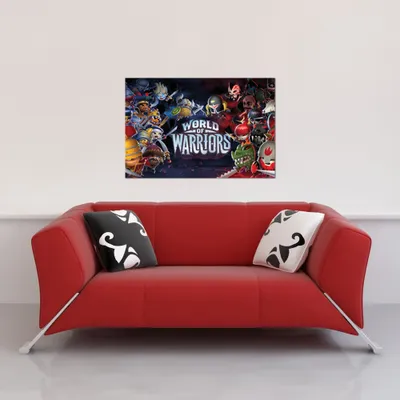 Produktbild von World of Warriors - Character - Videospiel - Poster Plakat - Größe 91,5x61 cm
