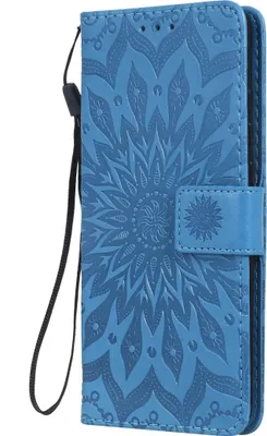 Produktbild von Mobigear Sunflower  Xiaomi Mi 9T Hülle Klapphülle Geldbörse - Blau