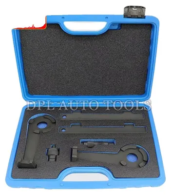 Imagen del producto de Herramienta de alineación para árbol de levas y cigüeñal, fabricada en acero de alta calidad. Adecuada para motores V8 de 4,2 litros. Compatible con modelos A6L y A8L. Bloquea los cojinetes del árbol de levas para realizar pruebas del sistema de control de válvulas. Ofrece alta precisión en su uso