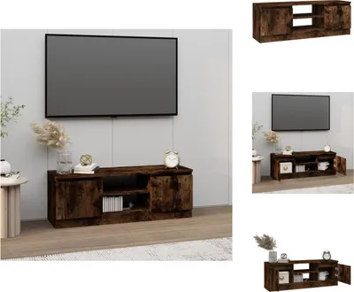 Produktbild von vidaXL TV-Schrank mit Tür Räuchereiche 102x30x36 cm -  TV-Möbel