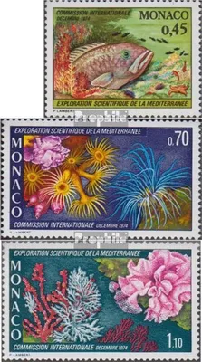 Produktbild von Briefmarken Monaco 1974 Mi 1138-1140 (kompl.Ausg.) postfrisch Wrackbarsch