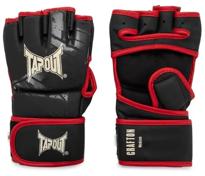 Immagine prodotto di Guanti da allenamento MMA in (1 paio) CRAFTON Black/Red/Ecru S Tapout